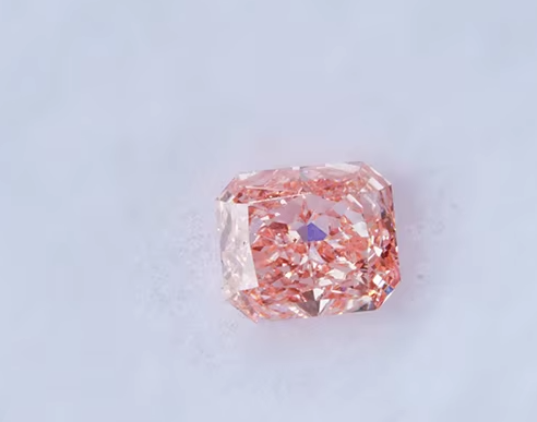 Красный лучезарный бриллиант свободный мойсанит ювелирные изделия ярко-розовый лабораторные бриллианты мойсанит