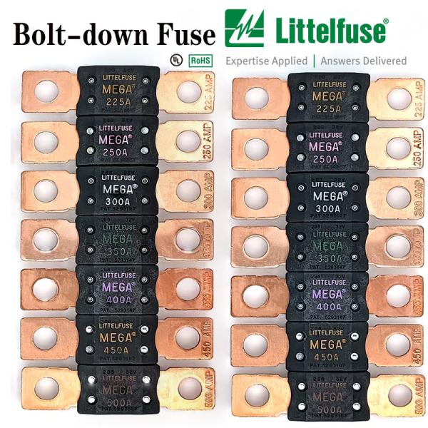 MEGA Littelfuse 0298x100.ZXEH Automotive Bolt Down Fuse Heavy Duty Rated 32V
