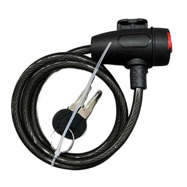 Smart Home Furnishing Motorcycle Lock with Advanced Anti-Theft Technology and Steel Rope Cable