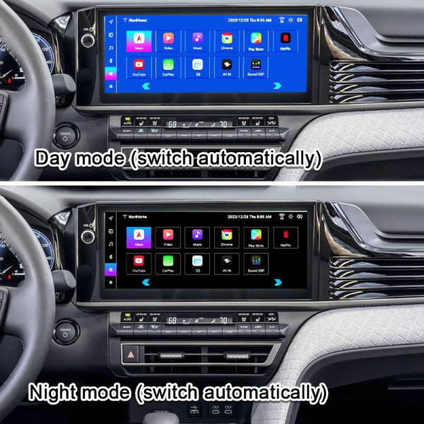 Android 13 Мультимедийный видеоинтерфейс для Toyota Camry 2025 Sienna RAV-4 OEM Retrofit Инфоразвлекательный модуль включает в себя YouTube, NetFlix, Google Play