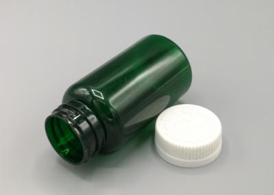 Green 150ml PET Medicine Bottles Stick Label For Health Care Products Packaging