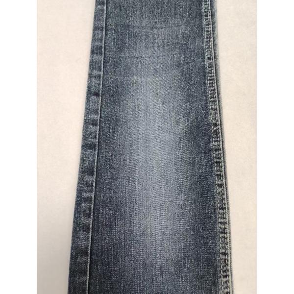 9 oz bleu gris 75% coton vertical fil de bambou tissu denim 10S pour les jeans