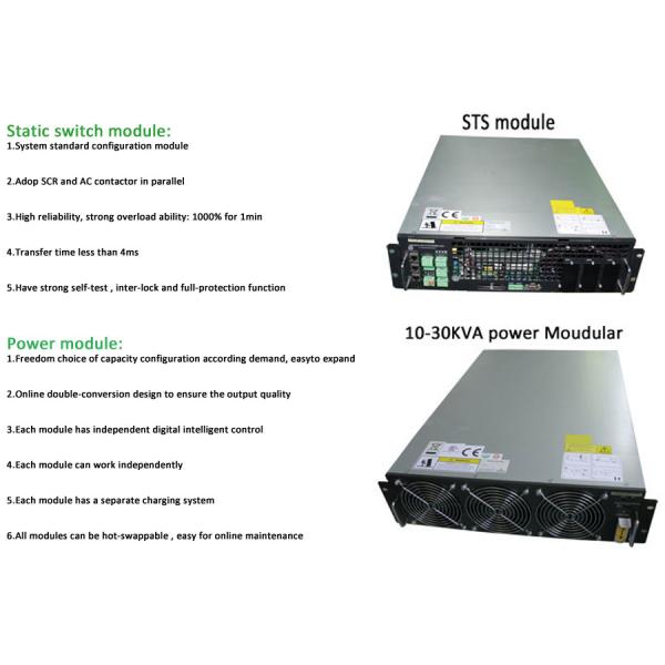 380VAC 30KVA High Frequency Online ups industrial , uniterruptible power supply Three Phase