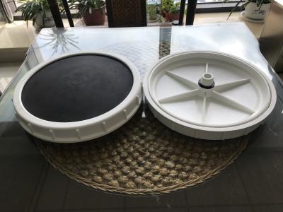Gaseificador do difusor do disco da membrana das águas residuais, difusor da bolha do disco tratamento de esgotos municipal do micro