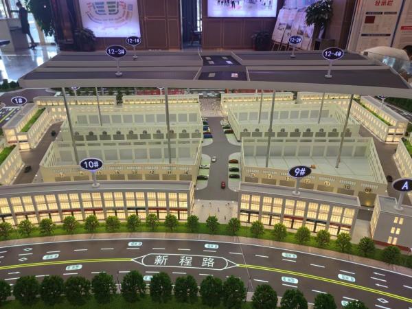 Logistics Distribution Center Scale Model Factory 1:200 Architecture Model
