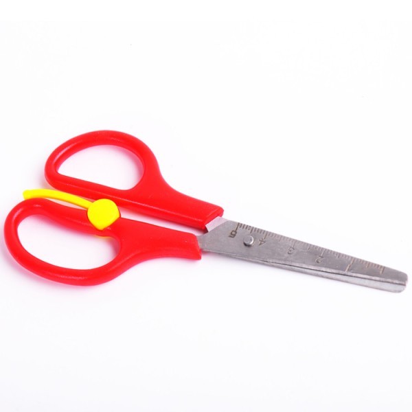 High quality wholesale OEM carbon steel durable student safety scissors