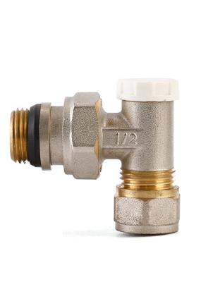 Harmless Antiwear Brass TRV Valve , Multipurpose Angled TRV Radiator Valves