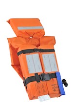 Adult 150N Foam Foldable SOLAS Marine Life Jacket RSCY-A6 Lifevest Navy Offshore