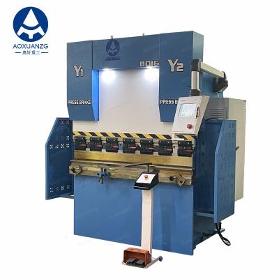 6mm Thickness Metal Sheet CNC Hydraulic Bending Machine 1600mm Press Brake 80T