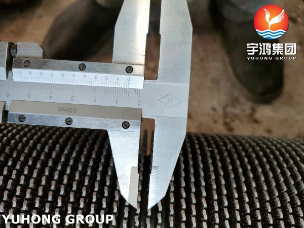 A335 P9 Serrated Finned Tube Tubular Heating Carbon Steel For Power Plants