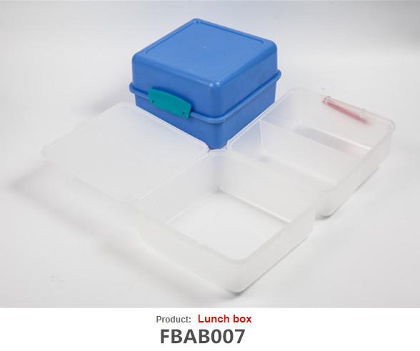 FBAB007 For wholesales pp plastic food-grade lunch box color customized