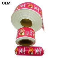 Polyamide Sausage Casings Caliber 60mm Customized Logo Flexography Printing Sausage Casings