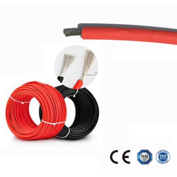 Bas câble solaire de la fumée 2.5mm2 picovolte, câble standard de C.C 1000V de Rohs pour le système photovoltaïque