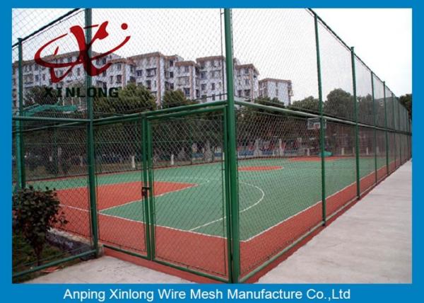 Beautiful 6 Foot Chain Link Fence For Garden / Courtyard / Park / Road Side