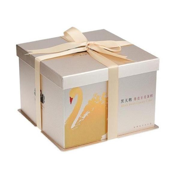 Коробка чувствительного торта бумажная упаковывая с тесемкой и подгонянным изображением