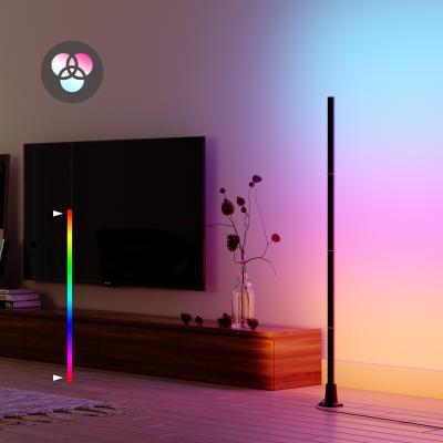O modo RGB de DIY conduziu a sincronização em mudança da música da cor de canto da lâmpada de assoalho