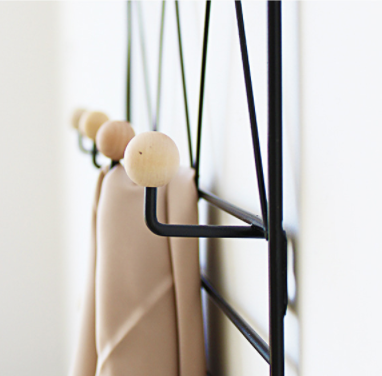 Rustproof 36x36cm Steel Clothes Rack For Bedroom