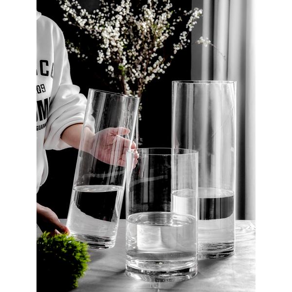 Minimalist 60cm High Tall Glass Vases The Perfect Combination of Style and Function