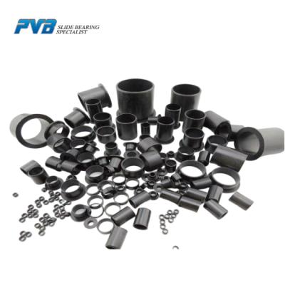P101 Linear Plain Bearings Polymer Self lubricating Sleeve Bushing Plastic Flanged bushes
