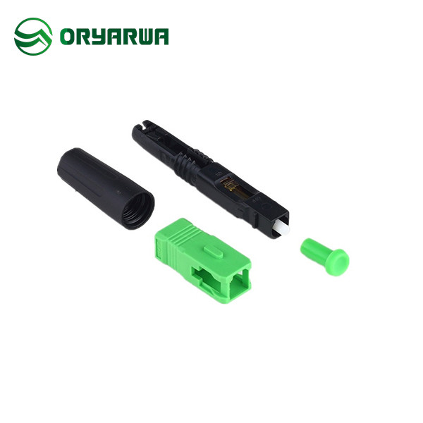 Собрание SC APC 50mm соединителя оптического волокна FTTH быстрое быстрое с врезанный