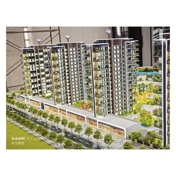 Real Estate Architectural Scale Model High Precision LED Architecture Miniature Models