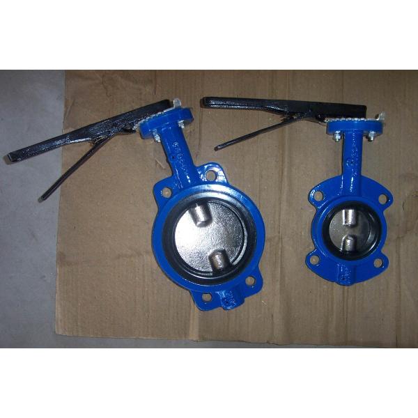 Simple and Compact Construction Two Shaft Wafer Butterfly Valve For Air, Steam, Water