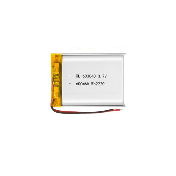 3.7V600mAh 603040 Rechargeable Li-ion Battery for POS Machine / Bluetooth Speaker