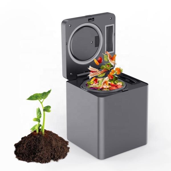 Composteur de cuisine intelligent de 2,5 litres de capacité, équipé d'un équipement OEM, composteur de cuisine de déchets intelligents, transformant les déchets alimentaires en compost