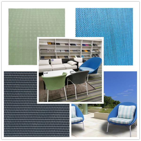 Eco Friendly UV Resistant PVC Mesh Fabric / Garden Chair Mesh Fabric