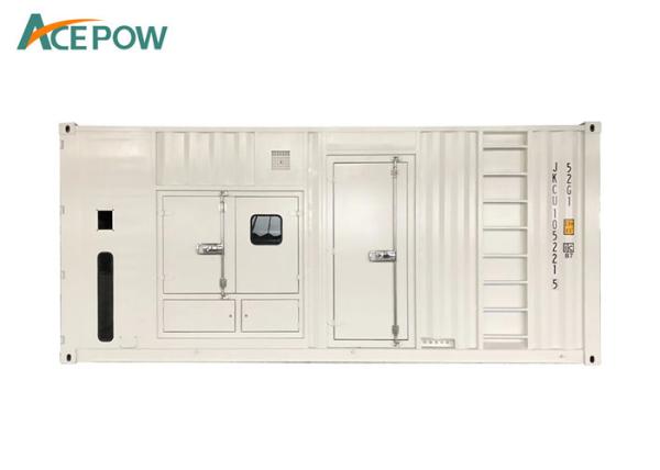 1500RPM 40 Feet Containerized Genset , Diesel Generator Container