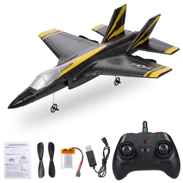 120m Remote Distance 2CH Fixed Wing EPP Foam RC Glider Airplane for Kids Outdoor Fun