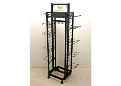 Adjustable Layer Metal Display Fixtures With 4 Wheels For PGA Accessories