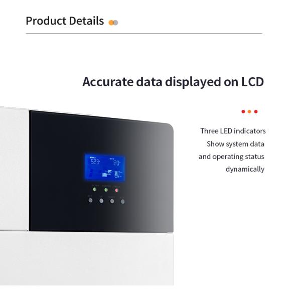 Гибридный солнечный инвертор 3300W 80A Mppt