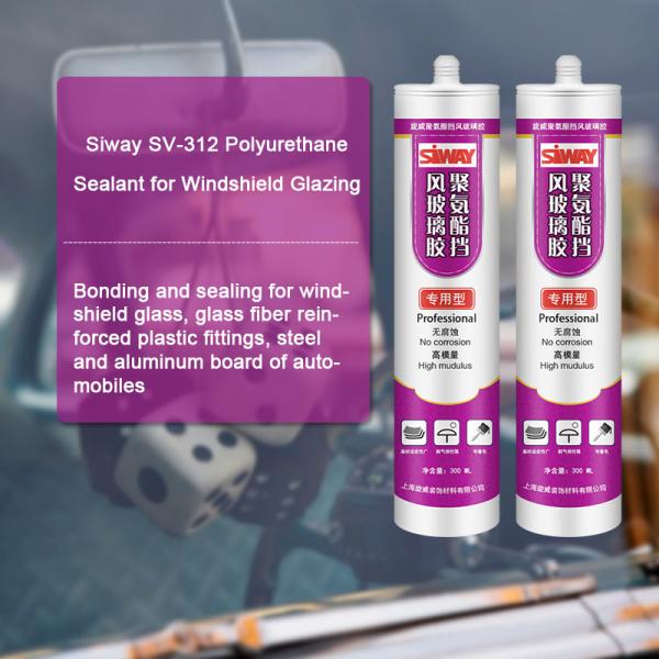 Car Glass / Windshield Glazing Construction Adhesive Sealant 12 Months Shelf Life