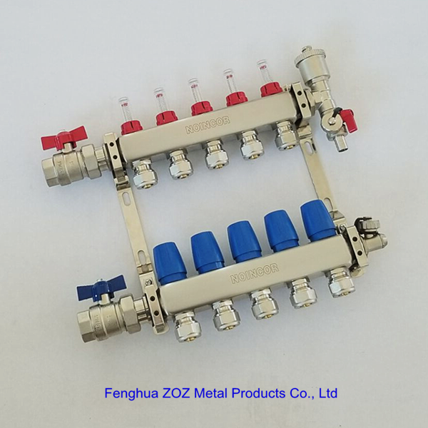 Hydronic Radiant Heat Manifold Supples, Hydronic PEX Tubing Radiant Floor Heating Manifold