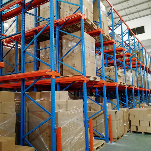 3-5 Levels Steel Drive In Pallet Racking 1500kg/Pallet Industrial Storage Racking