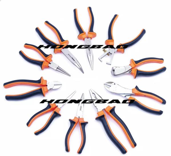 High Quality Drop Forged Ergonomics Design 6 8Eccentric Joint Cutting Pliers Energy Save Functional Eccentricity Pliers
