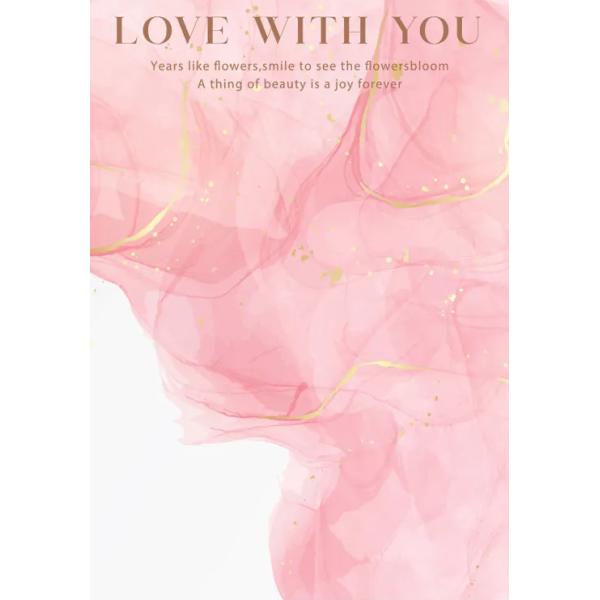 Pink Lower Bouquet Florist Wrapping Paper Waterproof Flower Wrapping Paper