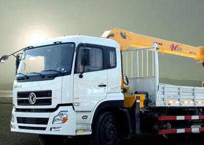 New XCMG hydralic Telescopic Boom Truck Loader Crane , 8T Truck Mounted Crane