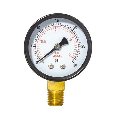 O composto de vidro 30 libra por polegada quadrada general pressão de 3 de 75MM calibra 1/8 NPT