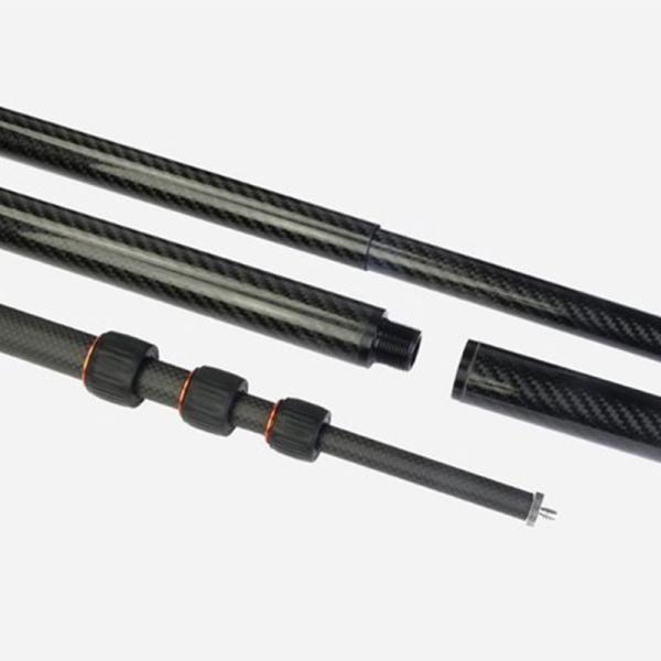 Lightweight Construction Telescopic Carbon Fiber Pole With CFR Nylon Clamp