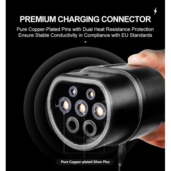 Waterproof EV Charger 3 Phase 16A 11kW Type 2 Floor Mounted Charging Stations