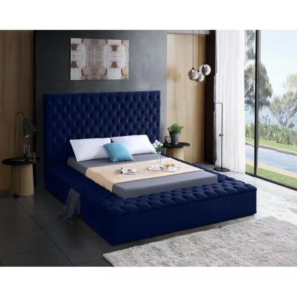Modern Leather Luxury Bed Master Hotel Bedroom Double Bed 1.8 Bedroom King Bed