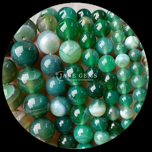 Gemstone 8mm Bead Various Agate Beads Green Agate Carnelian Brown Agate Loose Bead Strands for DIY