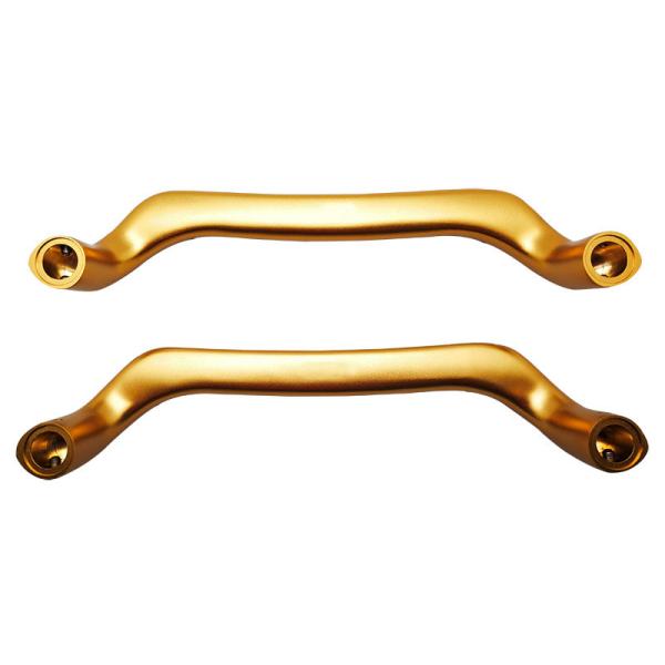 Oxidized Gold Door Pull Handles , Glass Door Handle 400×432mm Size