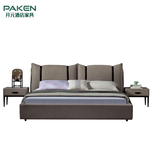 Подгоняйте кровать стиля современного дизайна Furniture&Hot спальни мебели виллы сжатую