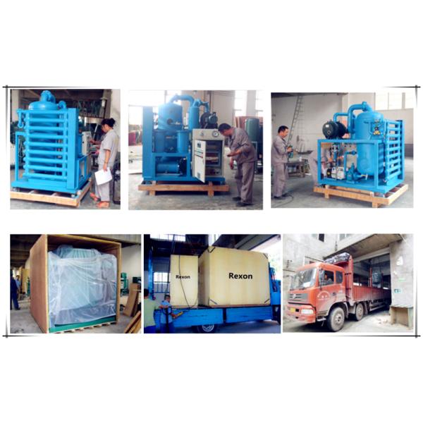 6000Liters/Hour Onsite Transformer Oil Filtration Machine Fully Enclosed and 4 Wheels Mobile Trailer for Easy Transport