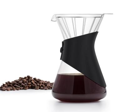 700ml Glass Drip Pour Over Coffee Maker Pot Customized