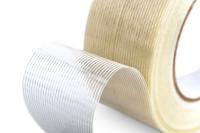 Isolação elétrica da adesão alta transparente da fita da malha do filamento da fibra de vidro do filme
