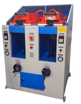 machine de pressage de semelles de chaussures à airbag pneumatique à couvercle